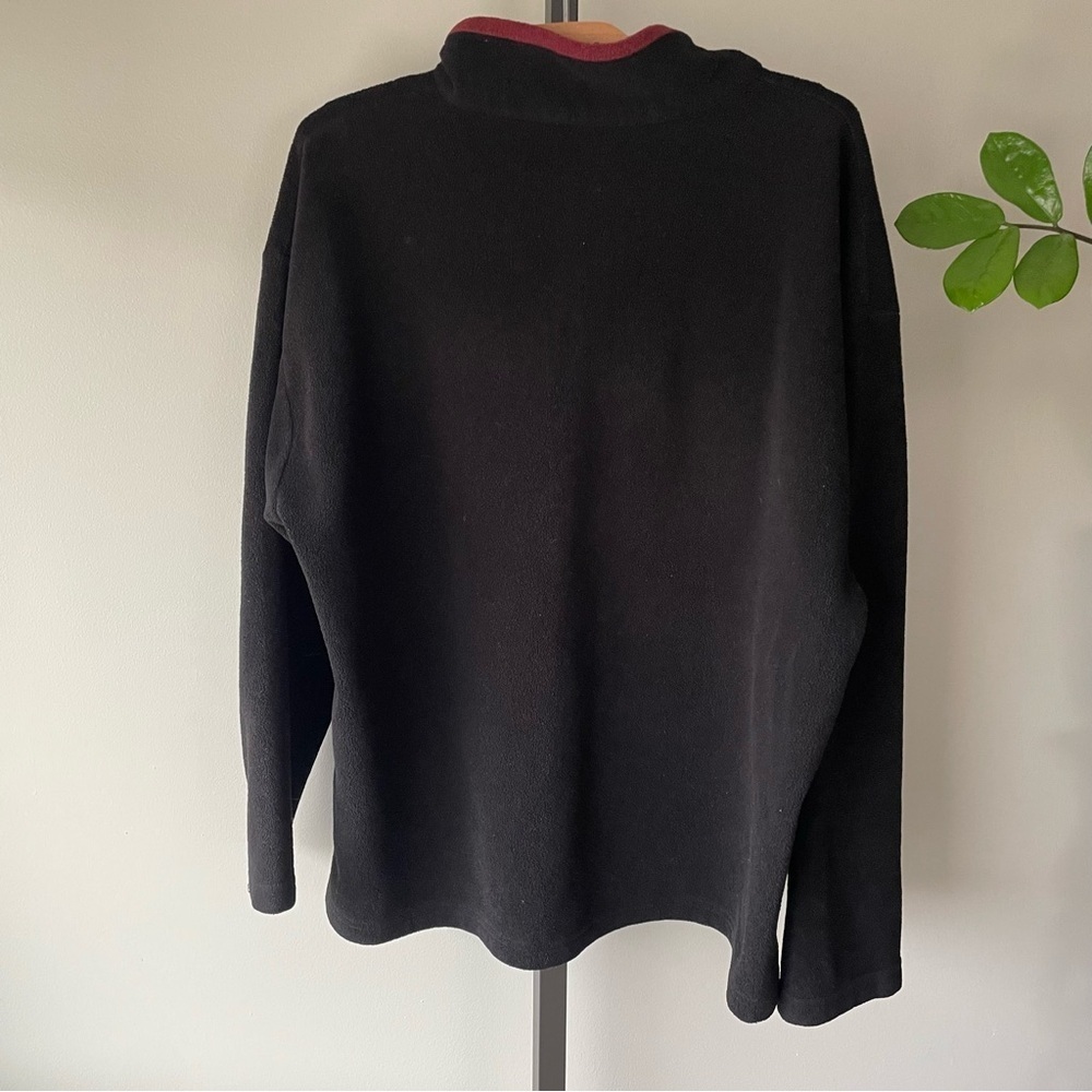 Vintage Vancouver Canada Fleece Quarter Zip Unisex Pullover Sweater XL - Picture 3 of 7